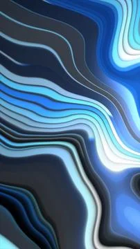 Smooth layered abstract waves in shades of blue and gray forming a modern f.. Stock Illustration