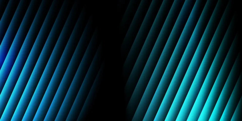 Smooth light blue Gradient Ribbed Glass Wallpaper, Ribbed fractal glass eff.. 库存插图