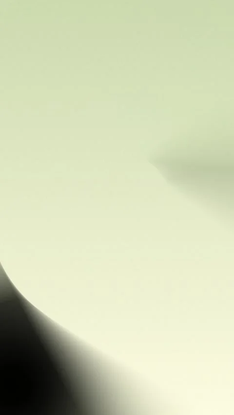 Smooth light green gradient with dark curved shadow, seamless loop background. Vídeo Stock 309856149