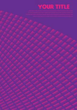 Smooth lines square vector background Illustrazione stock