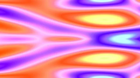 Smooth liquid gradient waves: Vibrant abstract tech flow background in neon.. Stock Footage 336880333