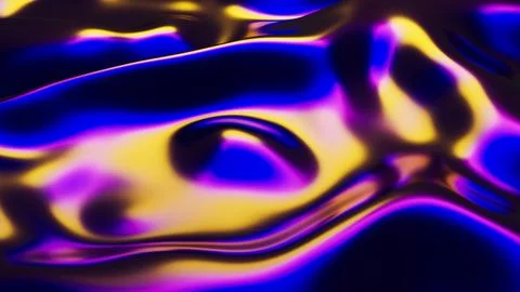 Smooth, liquid surface with vibrant hues. Captivating abstract background Stock Illustration