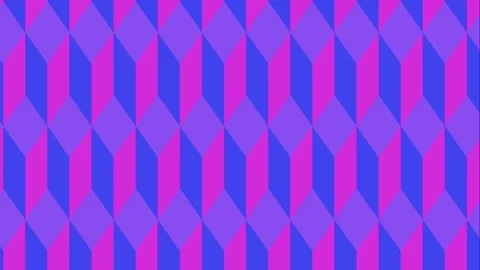 Smooth loop animation of colorful geometric cube patterns.  Stock-Footage 315871980