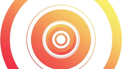 Smooth loop animation with orange and yellow centers Stock Footage 315777199