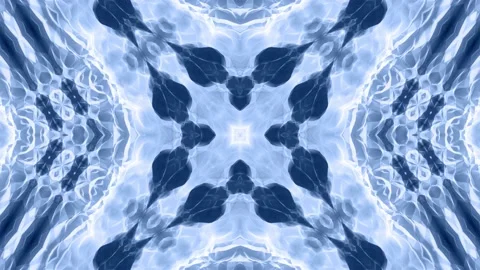 Smooth looped animation of 3d abstract soft black matte 3d shape in symmetrical Stock Footage 140264728