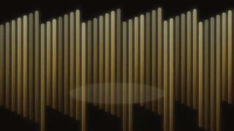 Smooth Luxury Gradient Bar Curtain Loop Flowing Fluid Animation Stock Footage 335228482