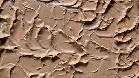 Smooth Makeup Foundation Smear and Swatch Close Up Stock Photos