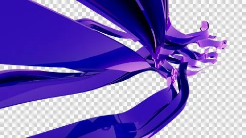 Smooth Metallic Fabric Abstract Motion Illustrazione stock