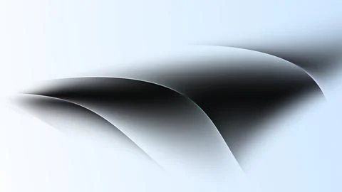 Smooth monochrome curves on a pale background, a clean minimal abstract wit.. 스톡 일러스트