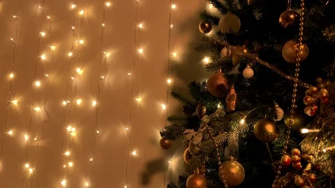Smooth motion. Different decorative Christmas-tree toys close up decorations for 動画素材 120133619