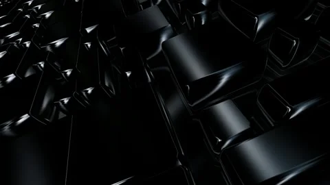 Smooth Motion Over Black Tiles with Metallic Highlights and Elegant Unique Style 스톡 동영상 343261832