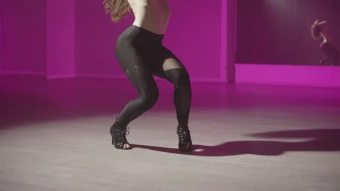 Smooth movements change to rhythmic in a... | Stock Video | Pond5