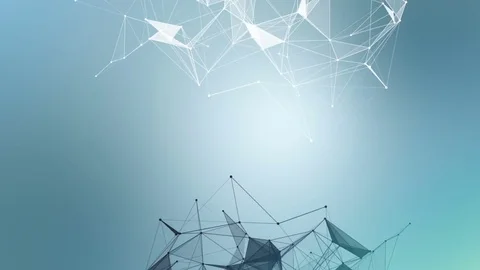 Smooth movements of clusters of different color structures from below and above Stock Footage 82792772
