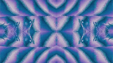 Smooth multi-colored line art. Glitch imitation, psychedelic computer graphic. Video stock 147958642