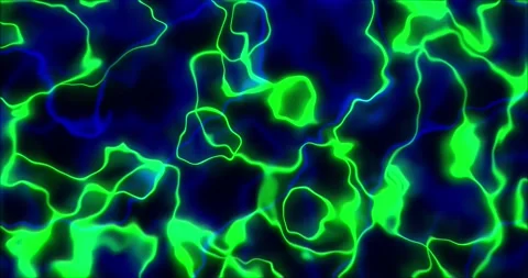 Smooth neon blue green psychedelic liquid motion animation background. Neon.. Vídeos de archivo 224689869