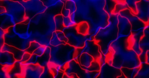 Smooth neon blue red psychedelic liquid motion animation background. Neon c.. Vídeos de archivo 224689522