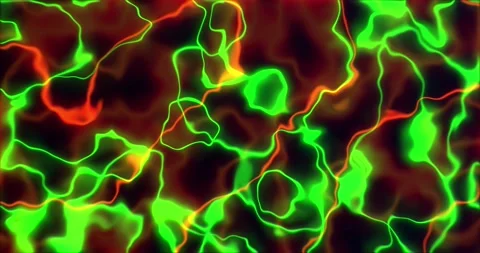 Smooth neon orange green psychedelic liquid motion animation background. Ne.. Vídeos de archivo 224691371