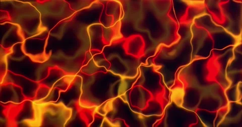 Smooth neon orange red psychedelic liquid motion animation background. Neon.. Stock Footage 224691466