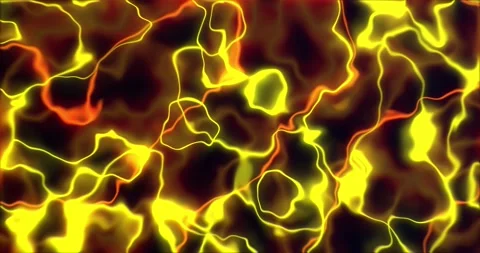 Smooth neon orange yellow psychedelic liquid motion animation background. N.. Vídeos de archivo 224691544