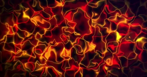 Smooth neon red orange psychedelic liquid motion animation background. Neon.. Vídeos de archivo 224692478