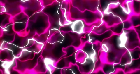 Smooth neon white pink psychedelic liquid motion animation background. Neon.. Stock Footage 224692908