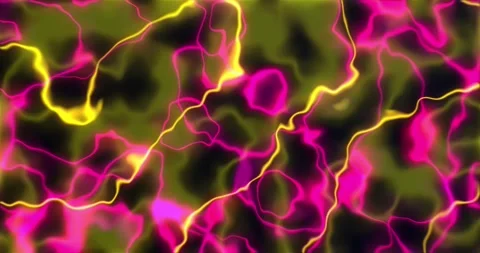 Smooth neon yellow pink psychedelic liquid motion animation background. Neo.. Vídeos de archivo 224693336
