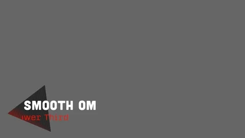 Smooth Ombre Lower Third Catálogo de After Effects