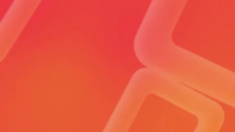 Smooth orange and red gradient with soft rounded lines, seamless loop Stockbeeldmateriaal 309856037