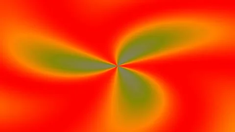 Smooth orange red abstract background wave flare transition loop Stock Footage 341055123