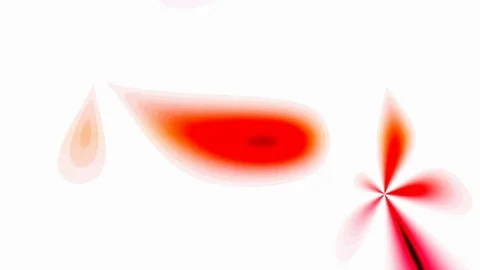 Smooth overflowing of red five-pointed colors Stock Footage 71321731