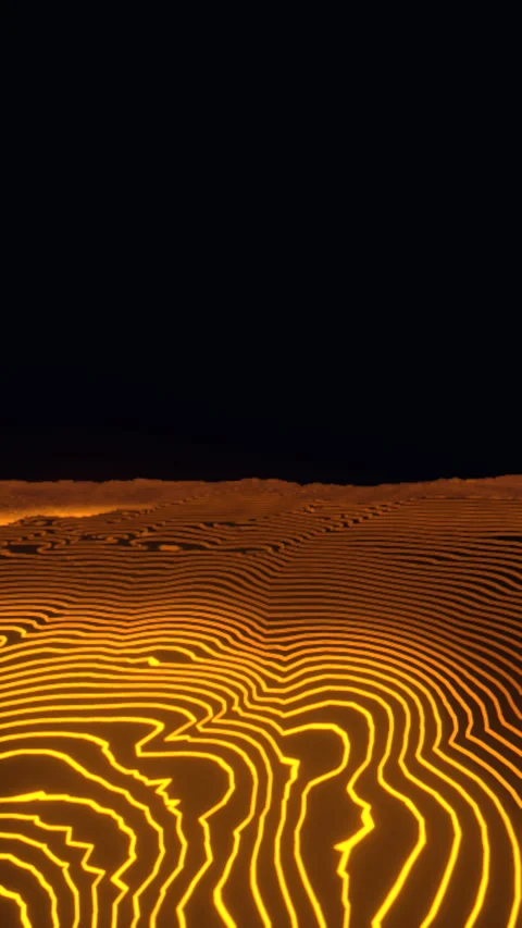 Smooth Pan over Expanding Abstract Chrome Waves, Vertical Video 9:16 4K 스톡 동영상 336745758