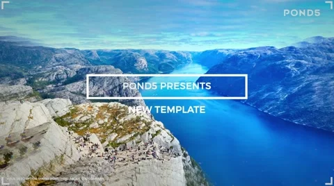 Smooth Parallax Slides After Effects stock