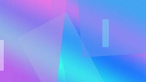Smooth pastel triangles and translucent vertical bars blend purple and blue.. Stock Illustration