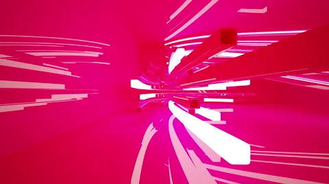 Smooth pink interior. 3D rendering. Animation. Stock Footage 61878702