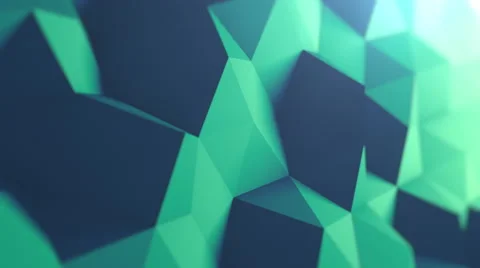 Smooth Polygons Waves Stock Footage 51580990