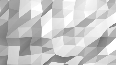 Smooth polygons waves perfect seamless loop of slow motion polygon waves. Stock Footage 80913227