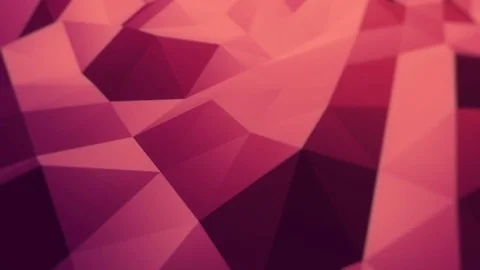Smooth polygons waves perfect seamless loop of slow motion polygon waves. Stock Footage 80913409
