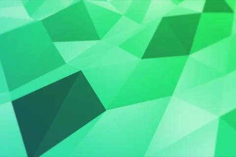 Smooth polygons waves perfect seamless loop of slow motion polygon waves 3d i Illustrazione stock