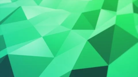 Smooth polygons waves perfect seamless loop of slow motion polygon waves 3d i イラスト素材