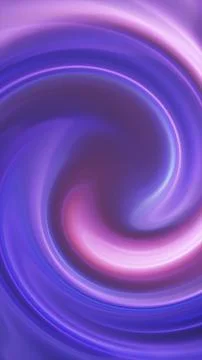 Smooth purple and blue fluid swirl with glossy gradients, creating a modern a Stock Illustration