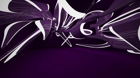 Smooth purple interior. Stock Footage 75854905