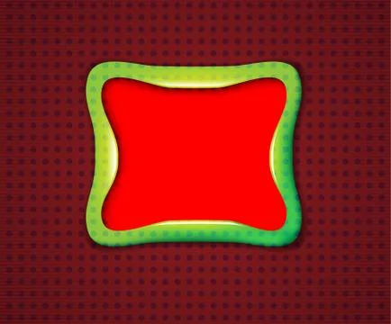 Smooth rectangular frame Stock Illustration