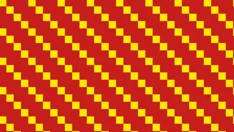 Smooth red and yellow pixelated gradient wave texture Stock Footage 342080788