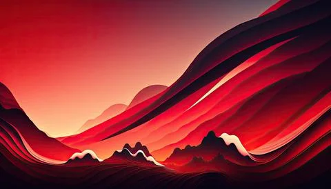 Smooth red background, agradient wallpaper, red background Stock Illustration