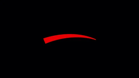 Smooth red curve text highlight line animation Stock Footage 330454289
