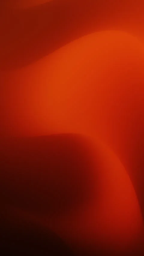 Smooth red gradient flowing wave motion background seamless loop. Vertical video Stockbeeldmateriaal 331688849