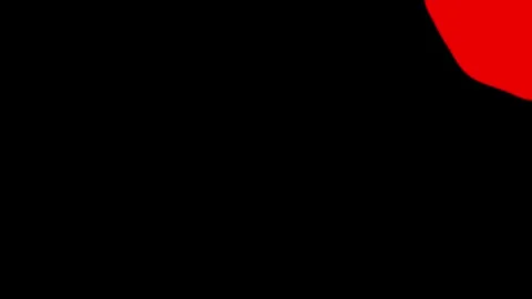 Smooth Red Liquid Shape Expansion On Black Background Transition Element 스톡 동영상 339510006