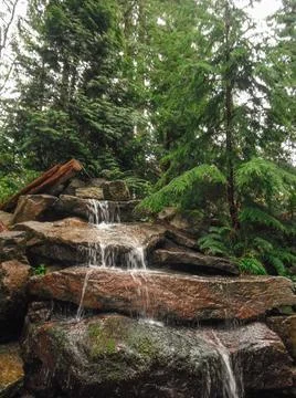 Smooth reflection on the rocks Stock-Fotos