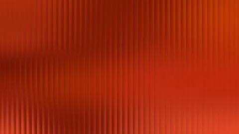 Smooth ribbed surface in red, orange gradient with clean vertical lines for.. Illustrazione stock
