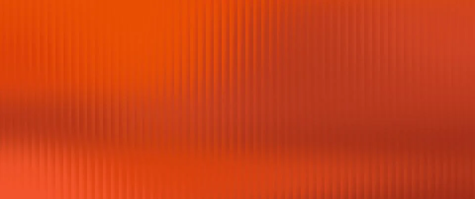 Smooth ribbed surface in red, orange gradient with clean vertical lines for.. Stock Illustration